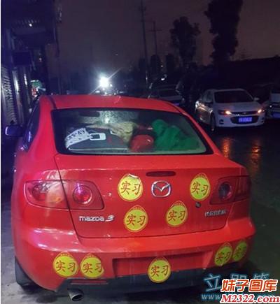 我是实习生，后面的车子一定要注意(WWW.m2322.com)