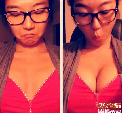 胸大的妹子自信满满，胸小的妹子自卑不已(WWW.m2322.com)