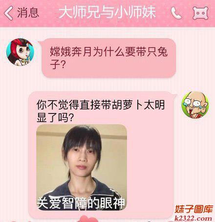 嫦娥奔月为何带只兔子不直接带根胡萝卜(WWW.m2322.com)