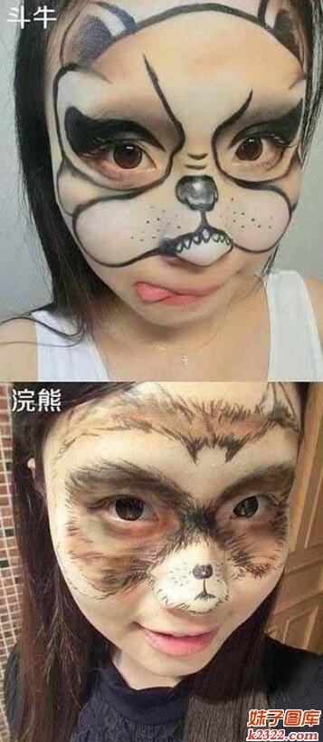 美女各种可爱的动物装扮图片(WWW.m2322.com)