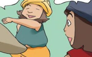 色漫画：装逼，屌丝用魔毯的妙用法