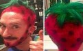 男士搞笑异常奇葩的发型：草莓头