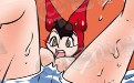 搞笑漫画大鼻孔之合体术 师妹与帝雄合体任其摆弄