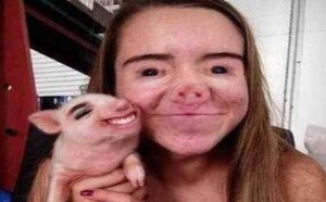 糗事百科图片：人模猪样，猪模人样